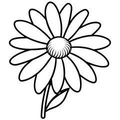 Daisy Delight line art art vector