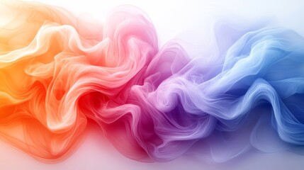 Vibrant Flowing Design with Pastel Shades and White Frame - Invitations, Greeting Cards, and Banners with Customizable Elements