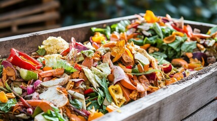 Urban Community Garden Initiative with Colorful Vegetables