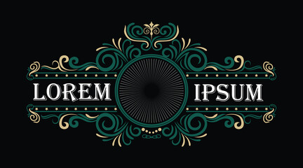 typograph of logo wine bottle