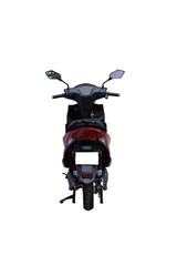 red electric motor bike