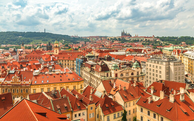 Fototapeta premium The bohemian capital of Czechia with his beautiful architecture
