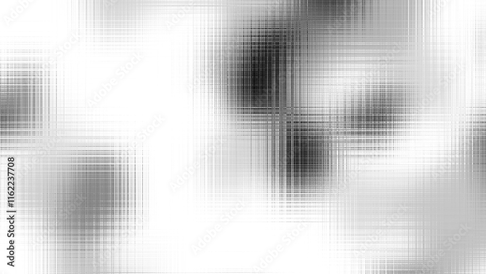 Poster Modern abstract overlay transparent background texture with layers of black and gray transparent material in grunge lines in random geometric