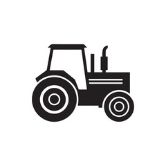 Obraz premium Truck icon. Black silhouette Design vector Side view on white background