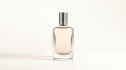 Naklejka premium Elegant Perfume Bottle With Light Brown Liquid