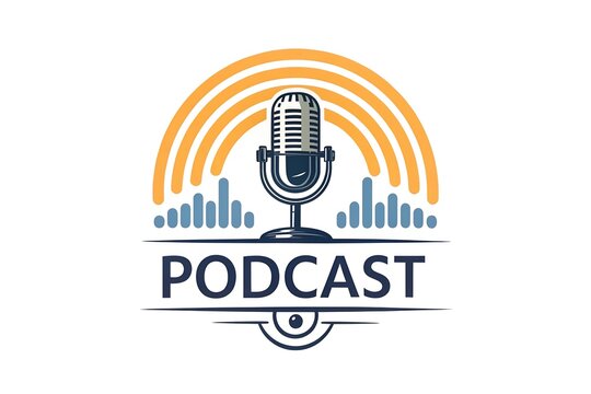 Podcast and Radio Microphone Icon 