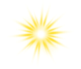 PNG Burst of light with gradient rays isolated on a transparent background, ideal for creative projects, cutout, png