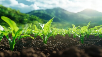 The Vibrant Green Plant Life