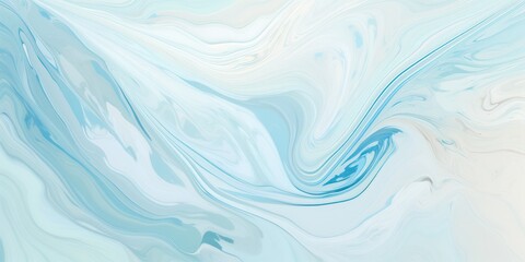 soft swirling vibrant colors ink oil paint flow dynamic turquoise soft white blue
