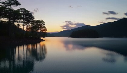 The day unfolds with a golden glow.  