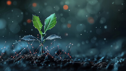 Digital Growth: A Futuristic Concept of Technology and Nature
