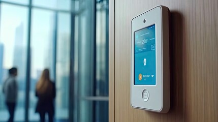 Modern Office Building Door Access Control System