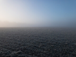Obraz premium Frostige Winterlandschaft in der Eifel