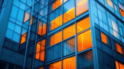 The Vibrant Glass Building