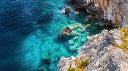 Stunning Turquoise Waters of the Mediterranean Sea