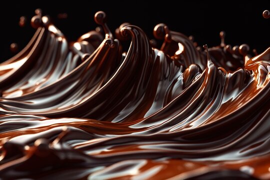 Coffee chocolate brown color iquid drink texture 
