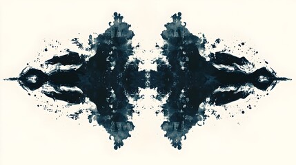Hypnotic Rorschach-Esque Symmetrical Ink Blot Artworks with Delicate Textures and Visually Stunning Compositions