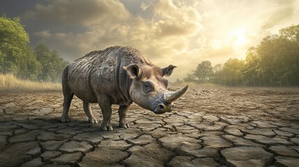 Migration Through Dry and Barren Landscapes