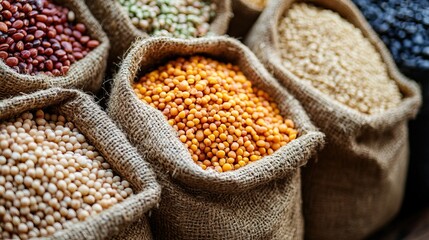 Fototapeta premium Grain Export Restrictions in Various Regions