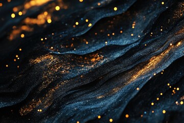 Black and gold abstract background