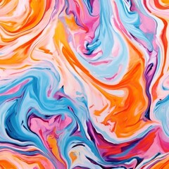 Fototapeta premium the AI Image Generator, Vibrant Abstract Swirl of Colorful Paints i