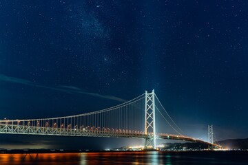 Obraz premium golden gate bridge at night