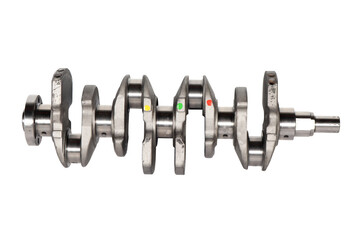 Engine Crankshaft on a white background
