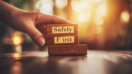 The Safety First Wooden Blocks