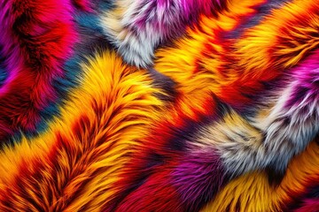 Animal Fur Texture Background -  4K  Photorealistic
