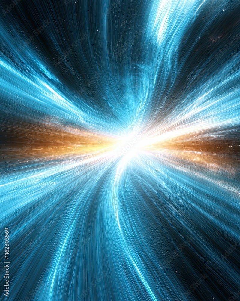 Poster Exploring the Vibrant Colors and Intricate Patterns of Andromeda Galaxy in Deep Space