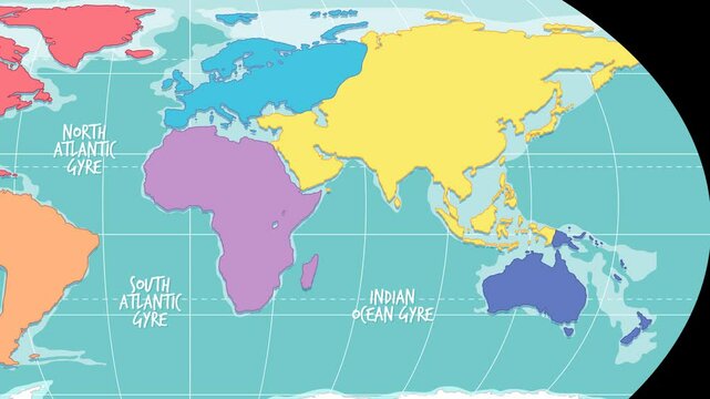 Travel map of the world video