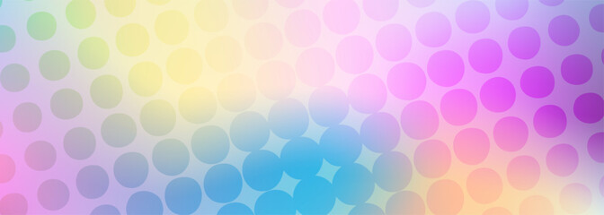 Dancing  Dots, Gradient Texture banner Background with copy space