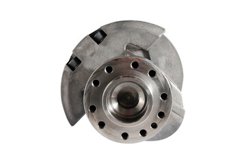 Engine Crankshaft on a white background