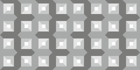 
Seamless vector pattern texture background with geometric shapes, colored with a combination of gray and white colors