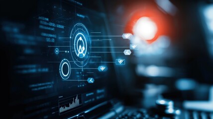 Digital interface with data visualizations