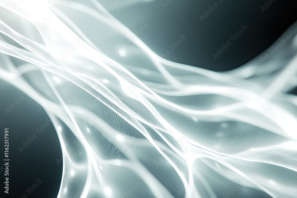Poster Intricate Curling Smoke Trails Create Mesmerizing Patterns Against a Dark Background