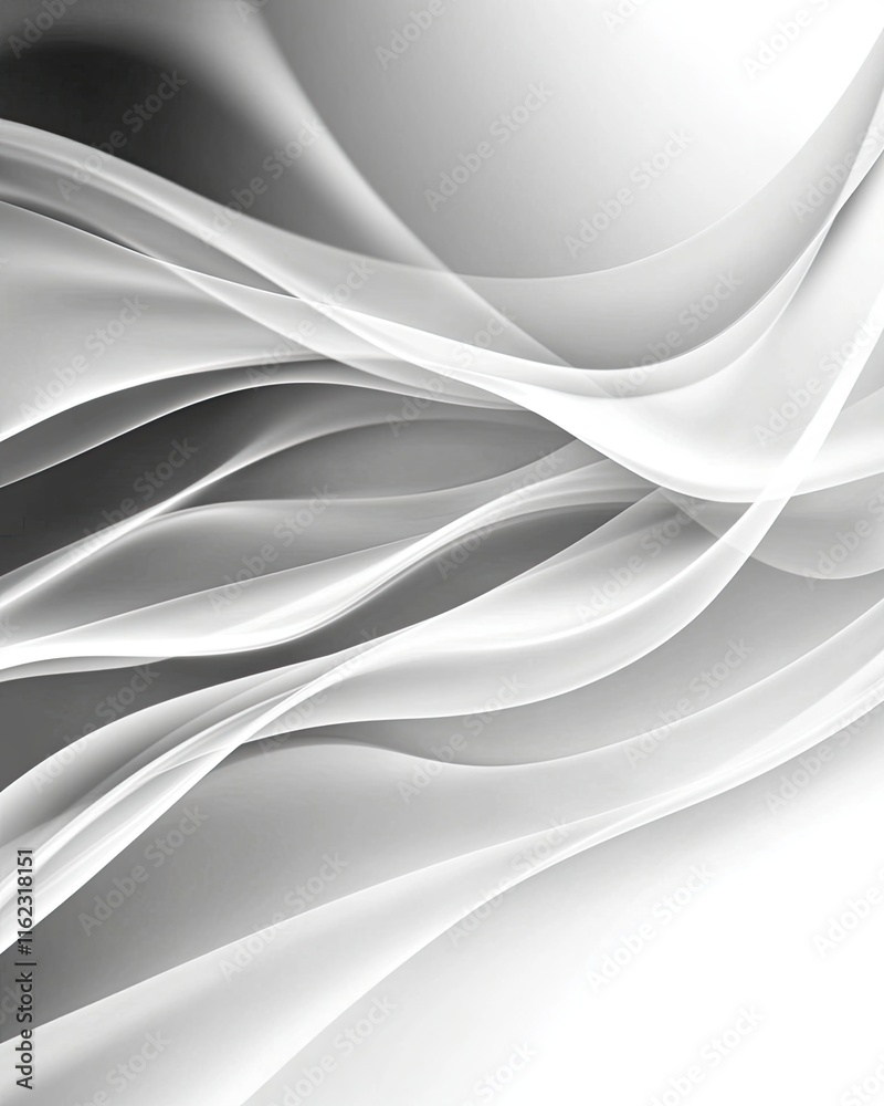 Poster Intricate Patterns of Curling Smoke Trails Create a Mesmerizing Dance of Shapes and Shadows