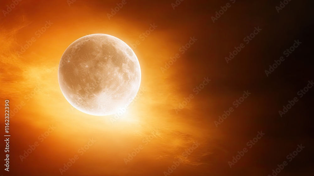 Poster Exploring the Enchanting Glow of Mars as It Illuminates the Celestial Landscape at Twilight