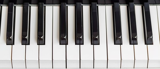 Naklejka premium Abstract background with piano keys, vector 