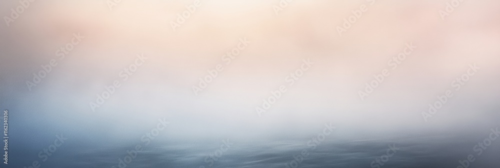 Fototapete Blurred mirror capturing human emotions in a serene setting with ample space for personal reflection. Generative AI