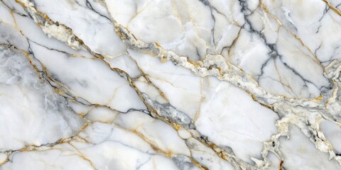 Fototapeta premium Generative AI reveals exquisite detail in this grey-veined white marble's surface.