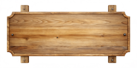 Blank Wooden Sign illustration isolated on transparent or white background