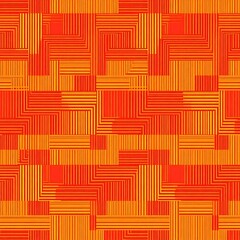 Abstract Red and Orange Geometric Pattern 