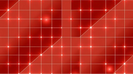 Red Grid Abstract Background:  A dynamic and vibrant abstract background with a red color palette. The grid pattern with glowing white dots creates a futuristic and modern feel.