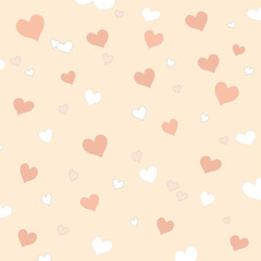 heart background. in pastel colors.  valentine's day, love, romance, holiday