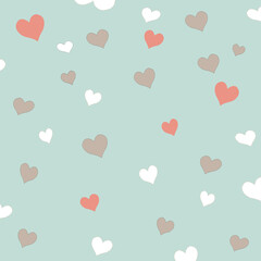 heart background. in pastel colors.  valentine's day, love, romance, holiday