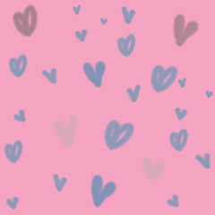 heart background. in pastel colors.  valentine's day, love, romance, holiday