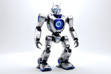 Robot with white background