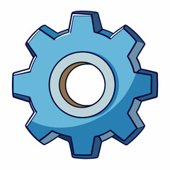gear icon vector illustration