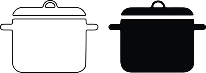Cooking Pot Vector illustration
